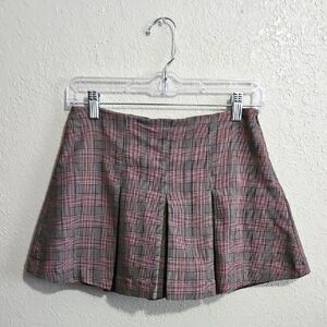 Plaid Mini Skort